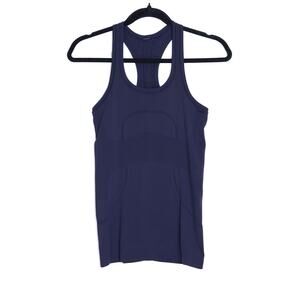LULULEMON Swiftly Racerback Tank Midnight Navy Running Active Women's 4
